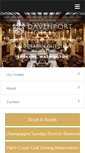 Mobile Screenshot of davenporthotelcollection.com